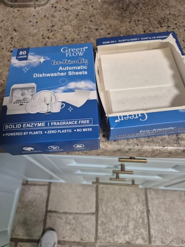Customer photo review of דפי ניקוי למדיח