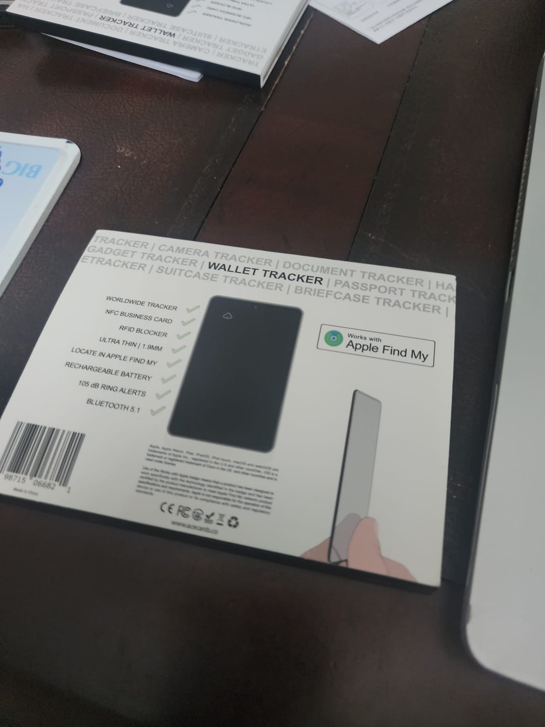 Customer photo review of Tracking Card