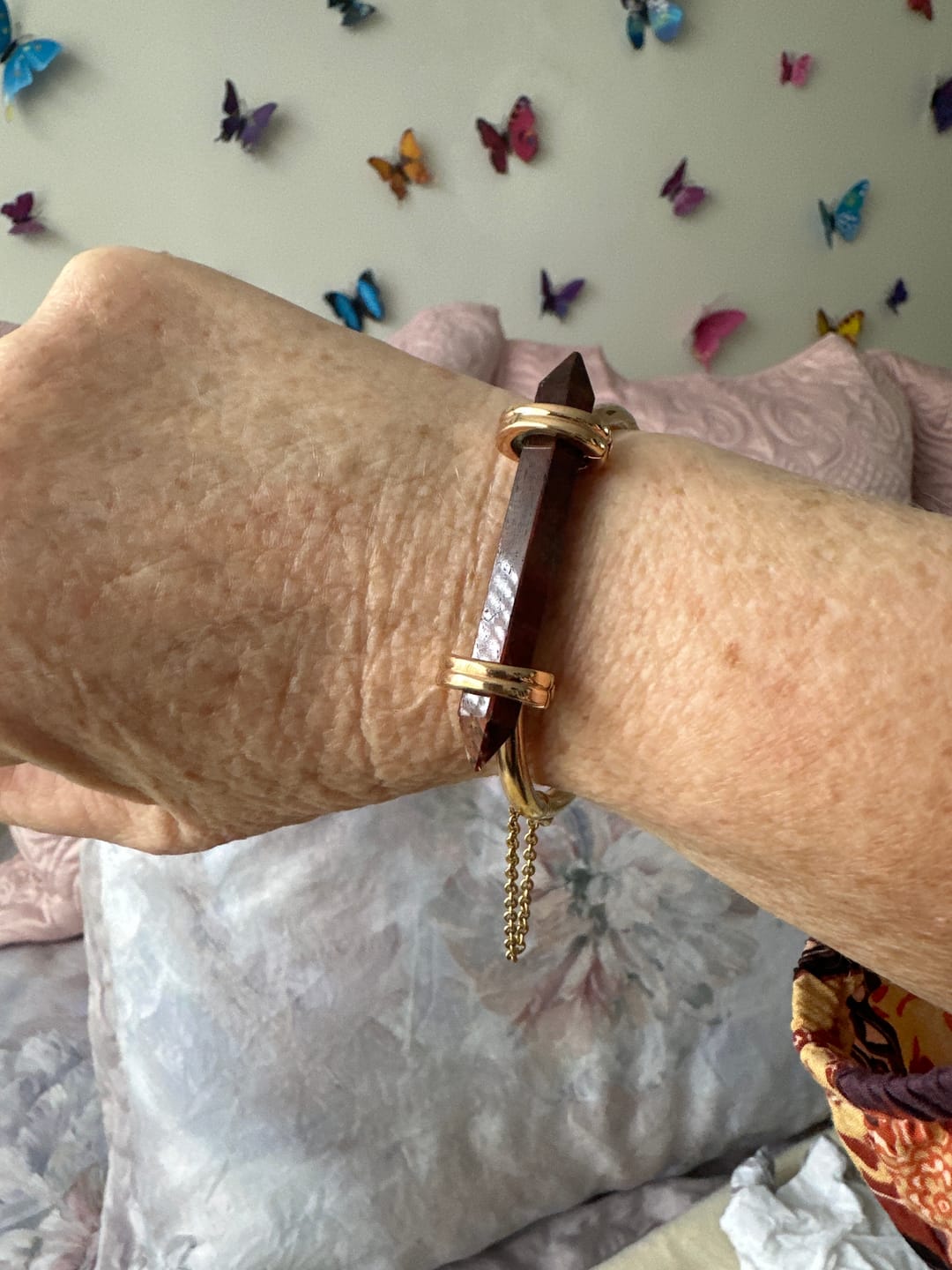 Customer photo review of Red Tiger’s Eye Wand