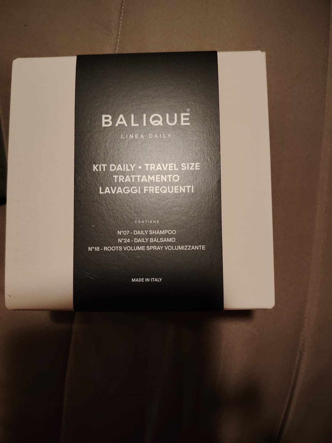 Customer photo review of KIT Daily - TRAVEL SIZE - Trattamento per lavaggi frequenti