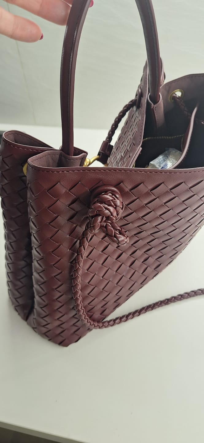 Customer photo review of Lucia Woven Bag