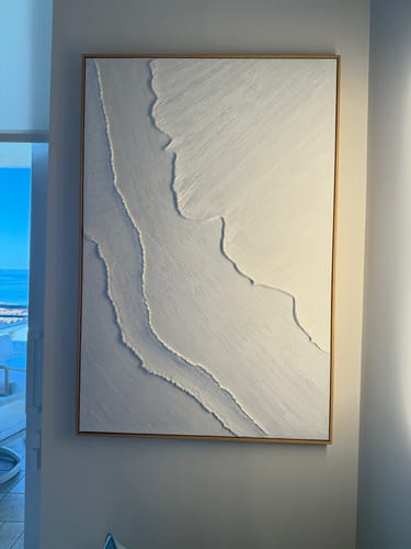 Customer photo review of Plaster Art Texture Painting #TX099
