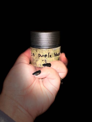 Customer photo review of Purple Haze THC-A Flower (sativa)