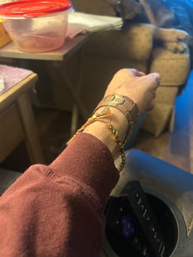 Customer photo review of 6 Tibetan Bracelets of Fortune