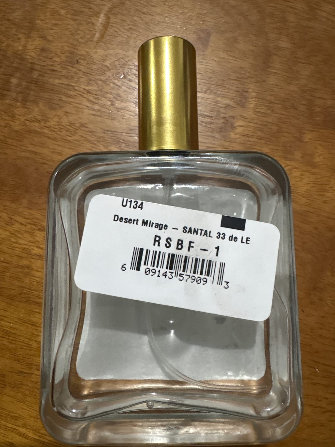 Customer photo review of Desert Mirage - Inspirado en SANTAL 33 de LE LABO 100ml-