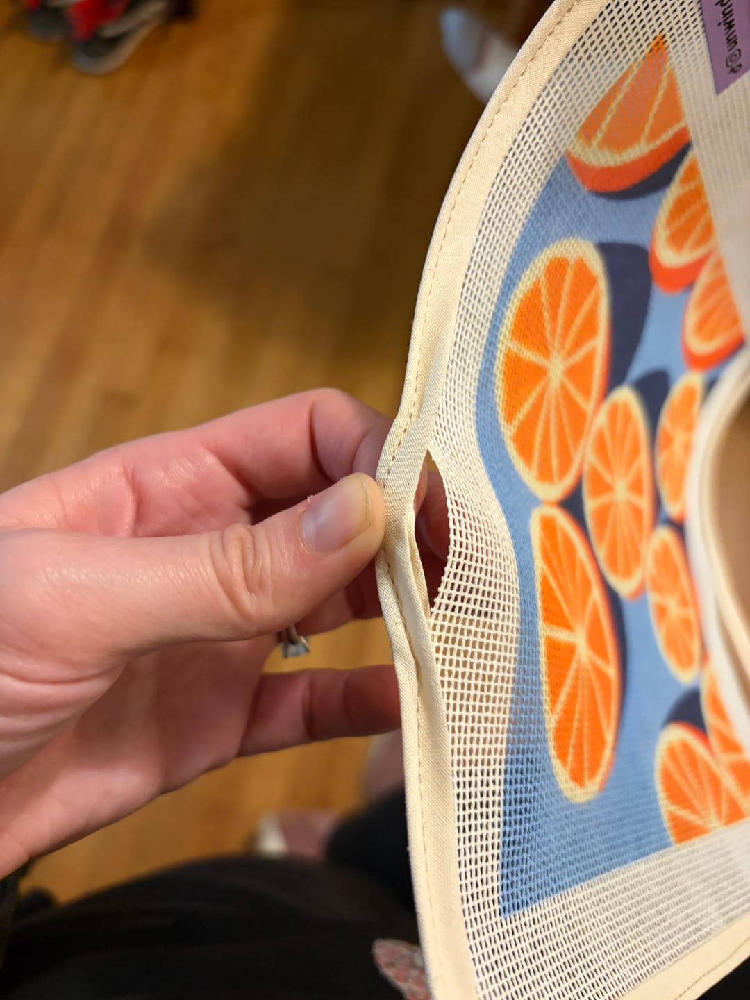 Customer photo review of Agrumes Needlepoint Kit