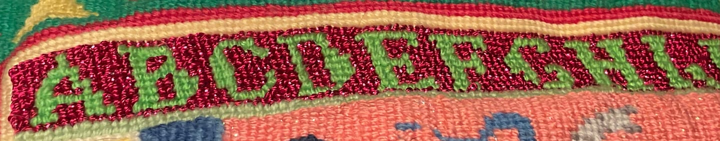 Customer photo review of Wonderfil, Dazzle Metallic 8wt Thread (200yds)