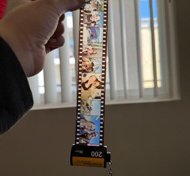 Customer photo review of Custom Drive Safe Film Roll Keychain For Your Love