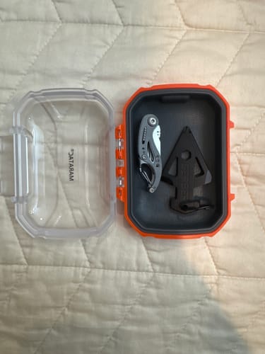 Customer photo review of Pocket Size - Hi-Viz Rugged ABS Watertight Storage Box ( New )
