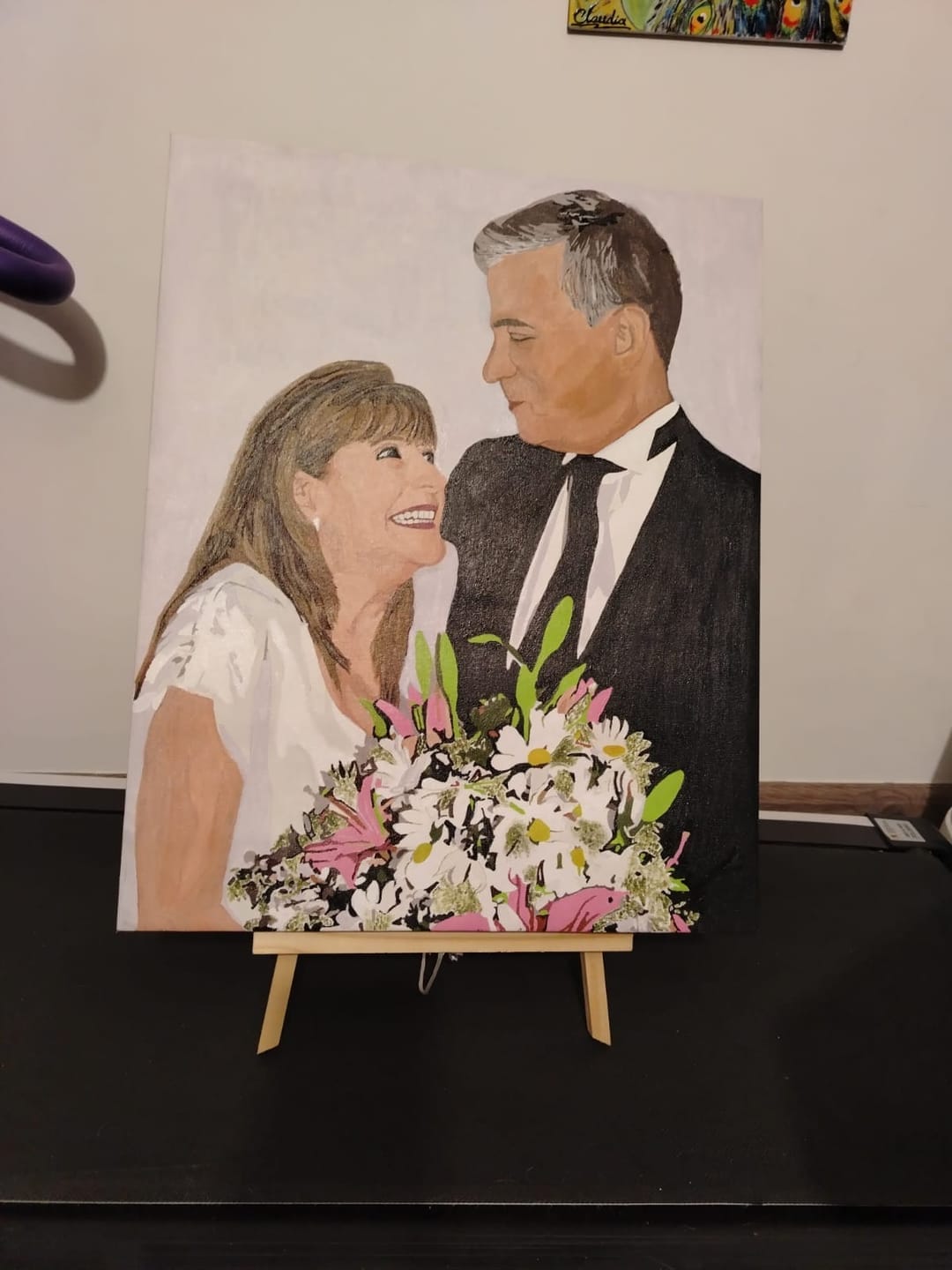 Customer photo review of Custom Paint by Numbers Kit
