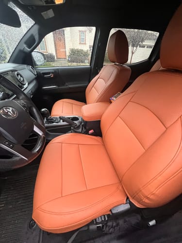 Customer photo review of Premium Custom-Fit Seat Covers