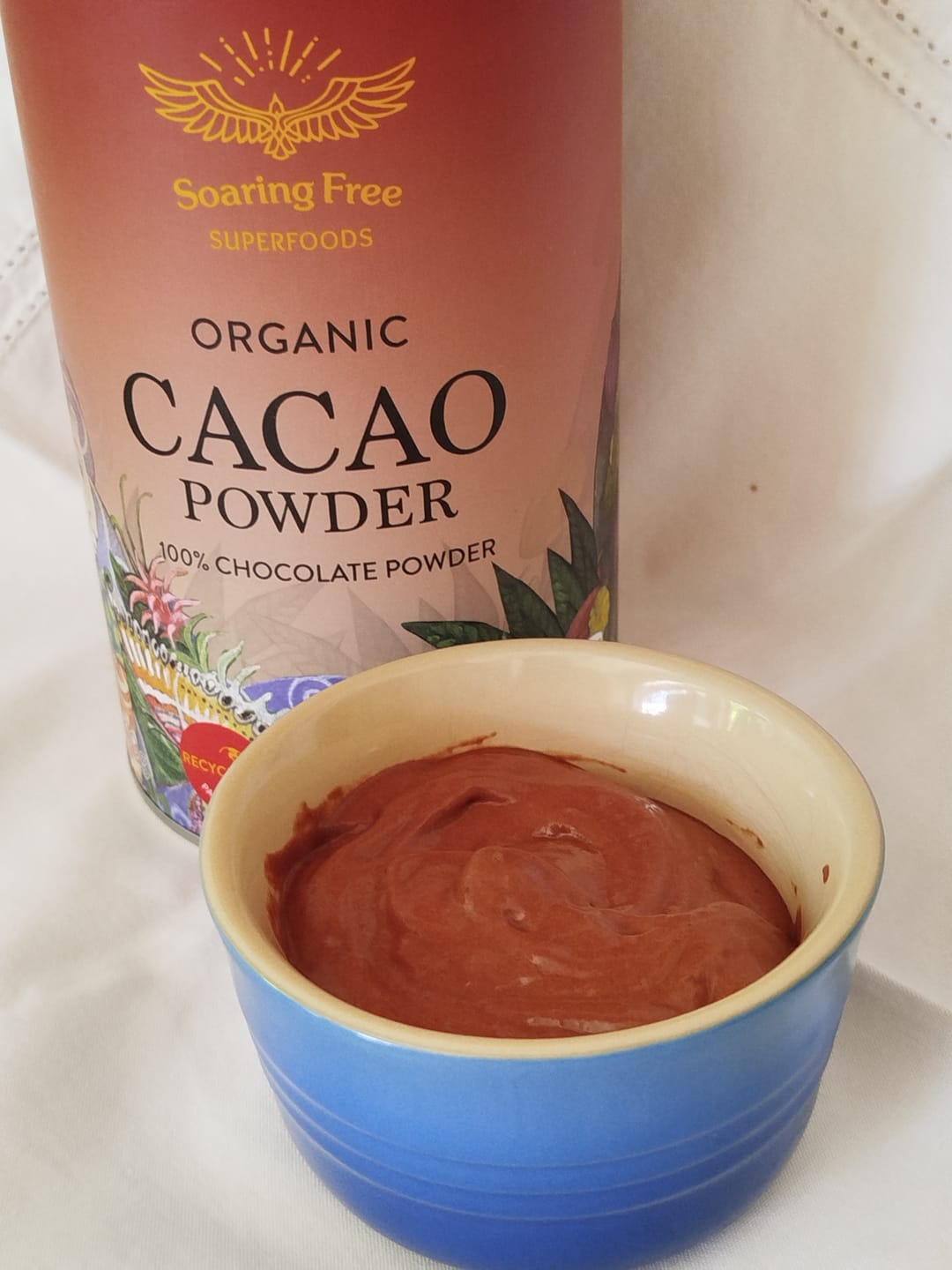 Customer photo review of Organic Cacao Powder