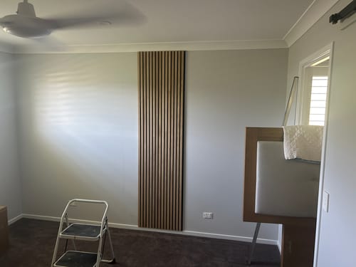 Customer photo review of Coastal Oak | Acoustic Panel