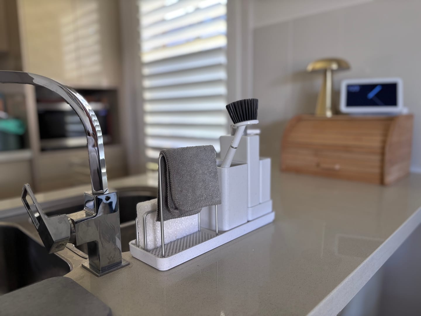 Customer photo review of Drip Deck - Premium Kitchen Sink Caddy