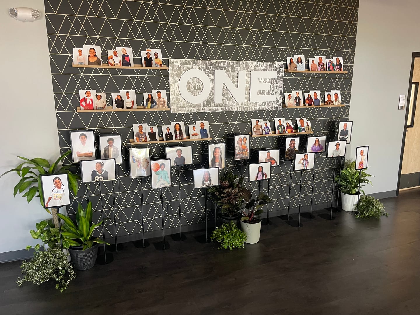 Customer photo review of Custom Rectangular Indoor 3D Logo Sign (S1)