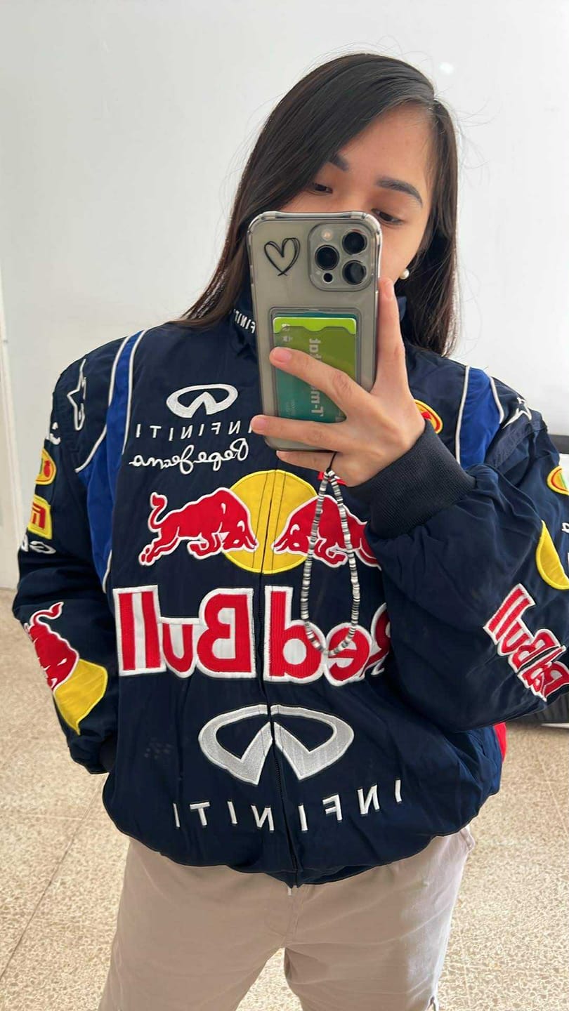 Customer photo review of Retro Jacket Racing F1 Ferrar1 Vintage Black Red