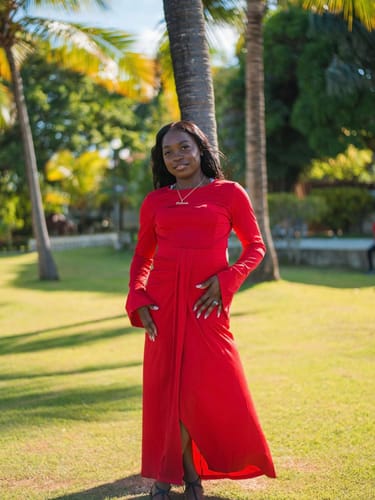 Candy review of Candace Skirt Set | Red image 1 out of 2