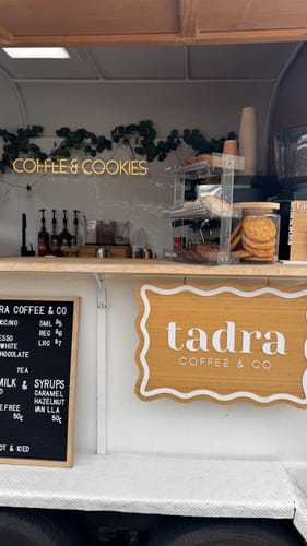 Customer photo review of Custom neon sign COFFEE & COOK...