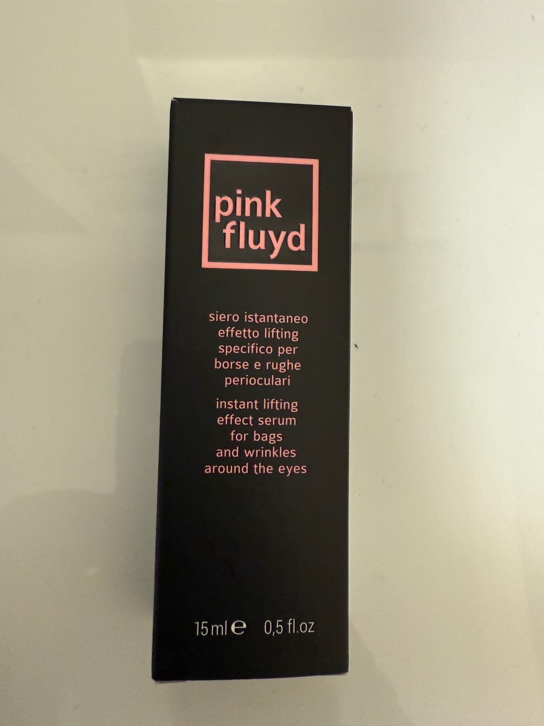 Customer photo review of Pink Fluid - Siero borse occhi anti-age |  Idrata, riduce borse e rughe- 15 ml