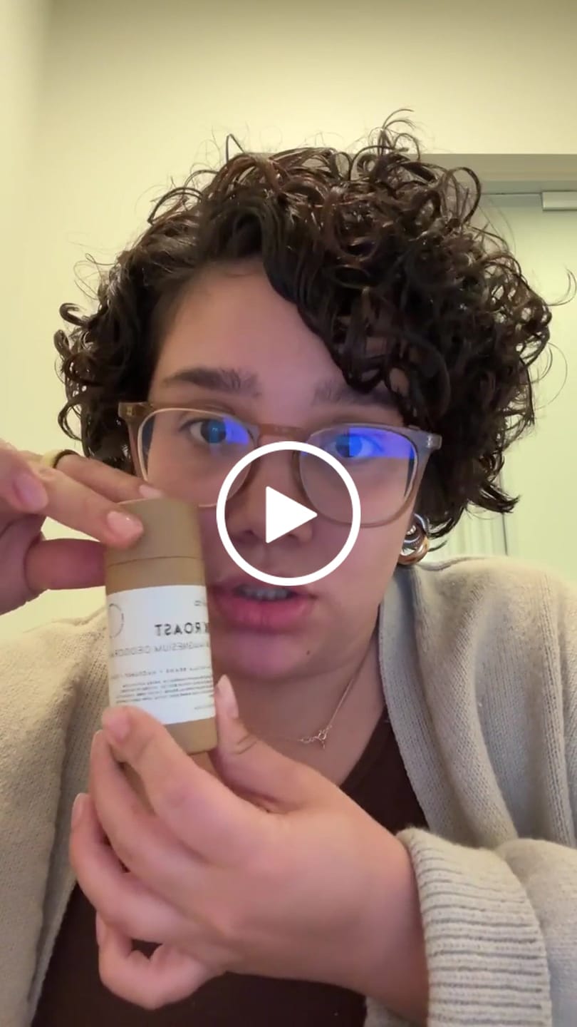 Customer video review of DARK ROAST TALLOW MAGNESIUM DEODORANT