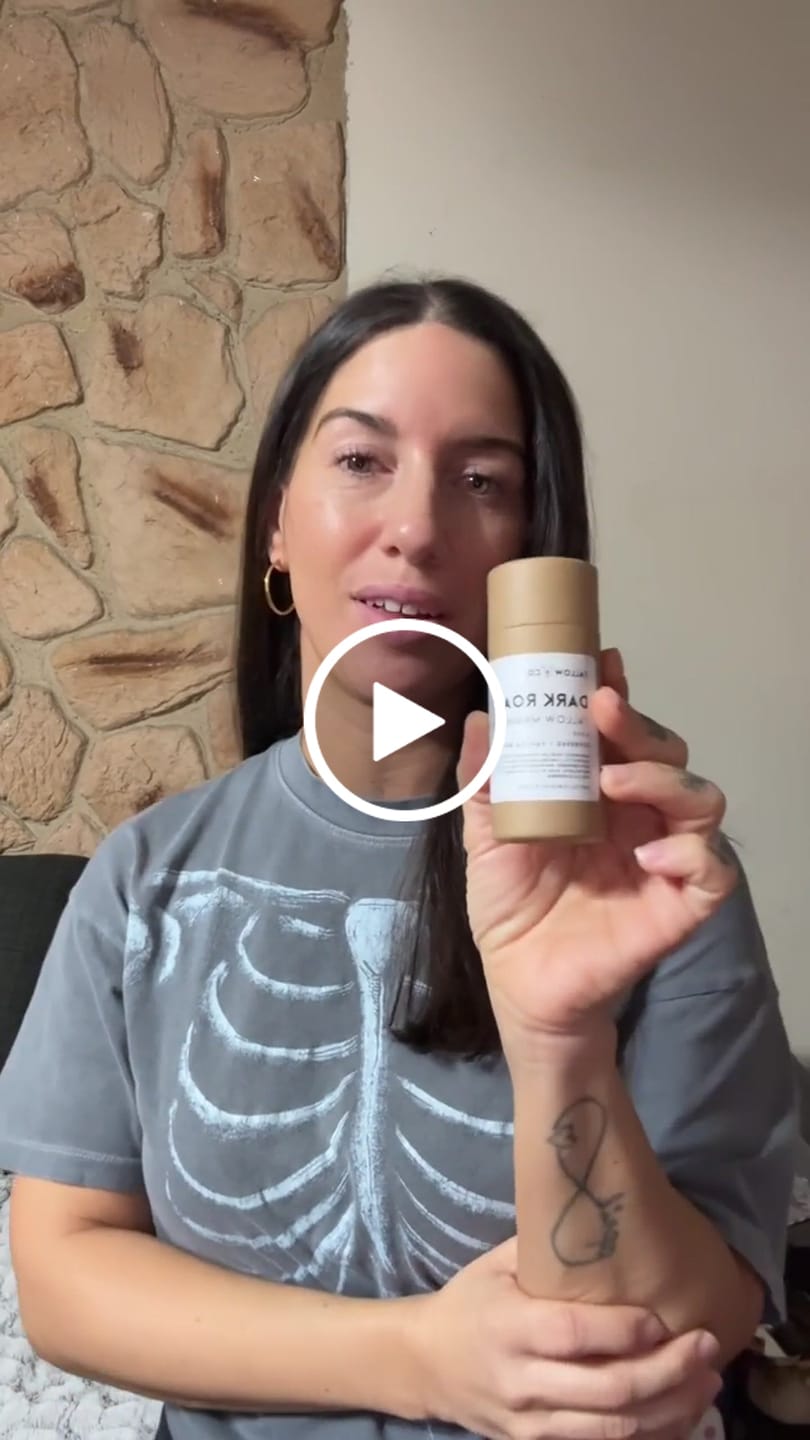 Customer video review of DARK ROAST TALLOW MAGNESIUM DEODORANT