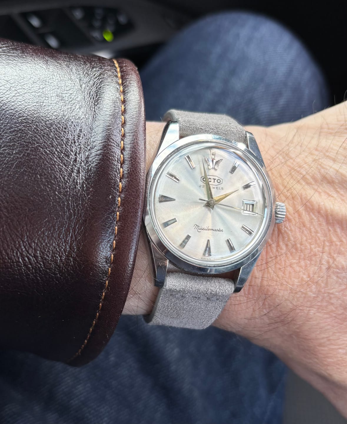 Customer photo review of Slate Grey Suede