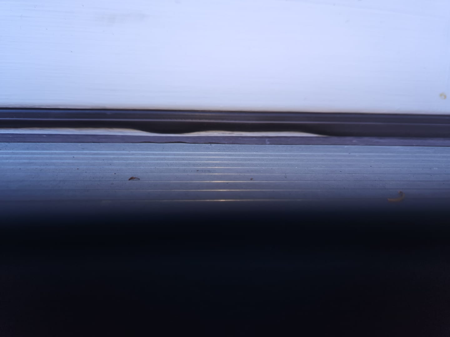 Customer photo review of Pease Slide-On Steel Door Sweep