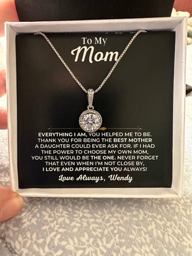 Customer photo review of To My Mom - From Daughter - Best Mother - Beautiful Gift Set - SS430
