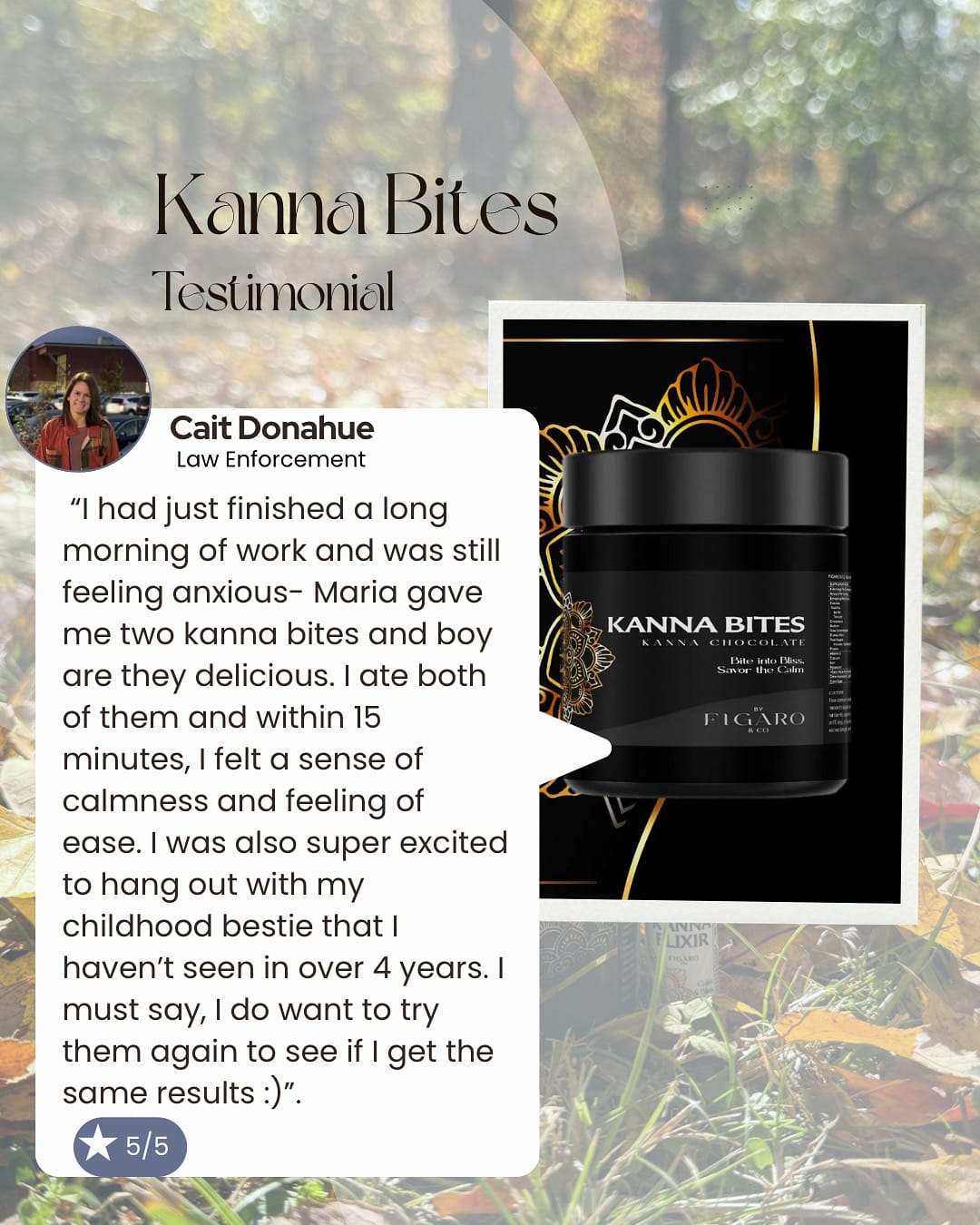Customer photo review of Kanna Bites
