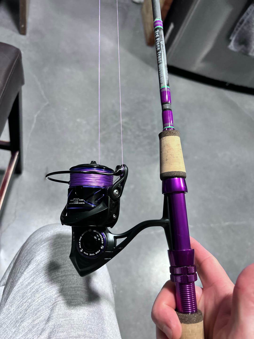 Customer photo review of Purple Prowler 8X - Ultra Performance 8 Strand
