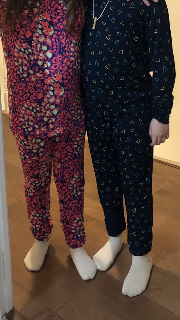 Customer photo review of Geo Kids Bamboo PJs