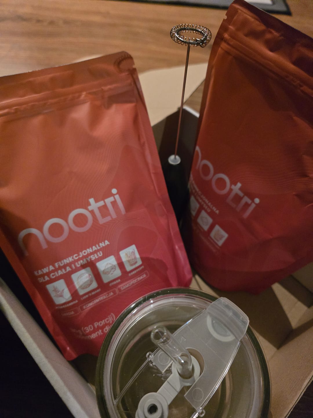 Customer photo review of Nootri - Twój Nowy Poranny Rytuał (30 porcji)