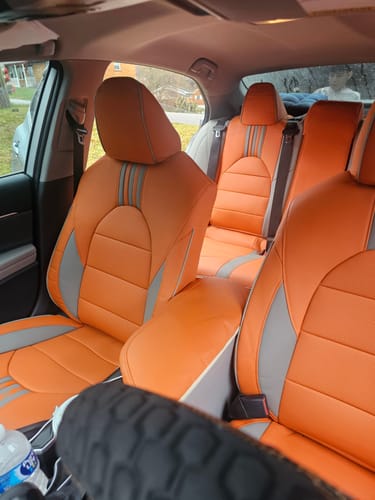Customer photo review of Premium Custom-Fit Seat Covers