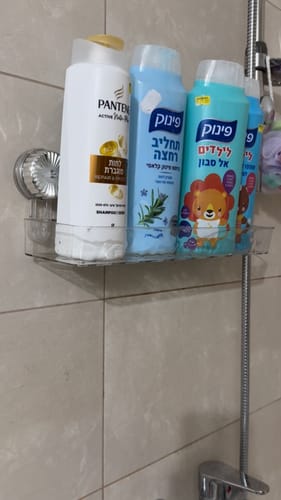 Customer photo review of מדף ואקום – בהתקנה ללא קידוח