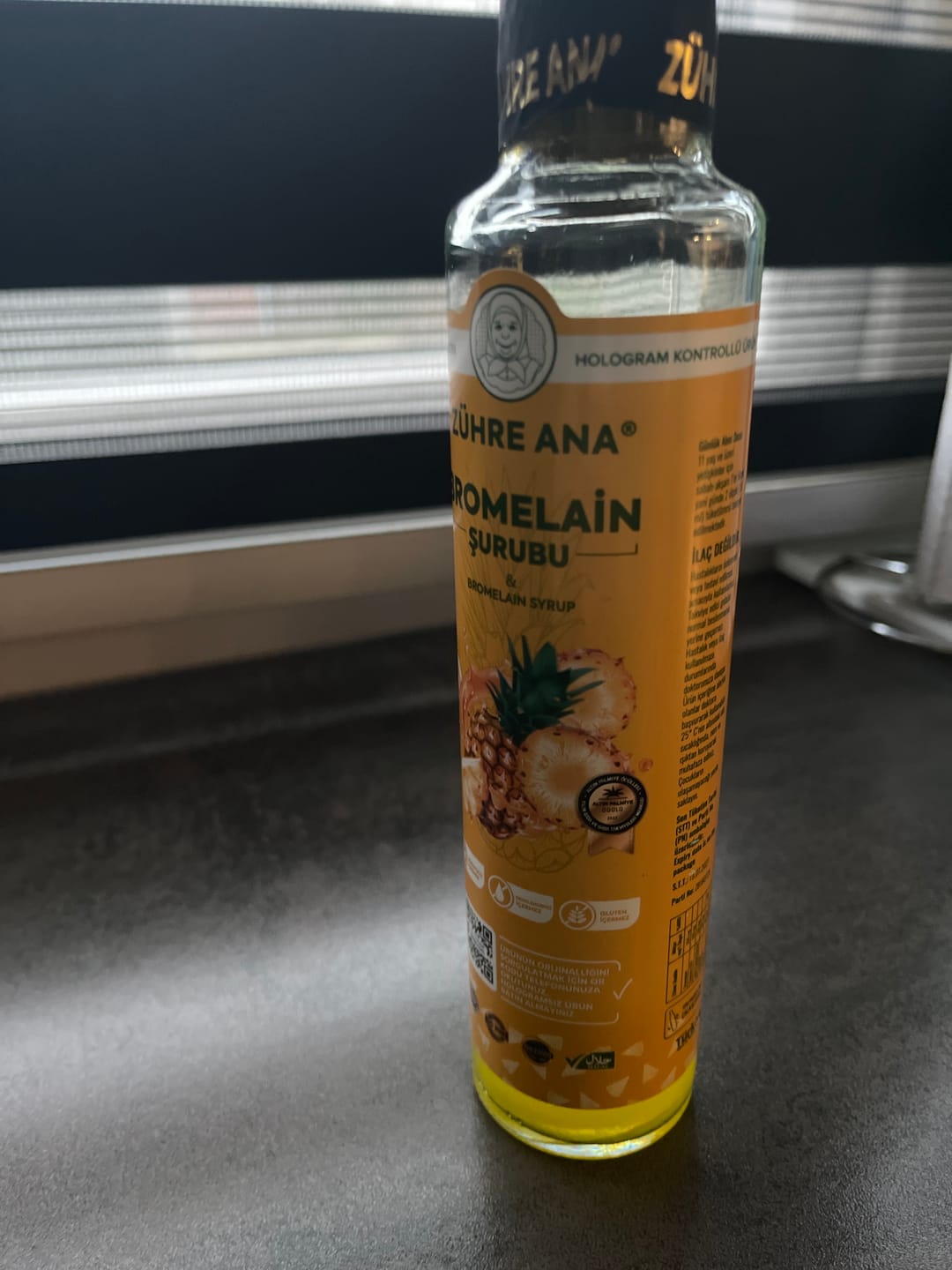 Customer photo review of Zühre Ana Bromelain Şurubu 250 ml