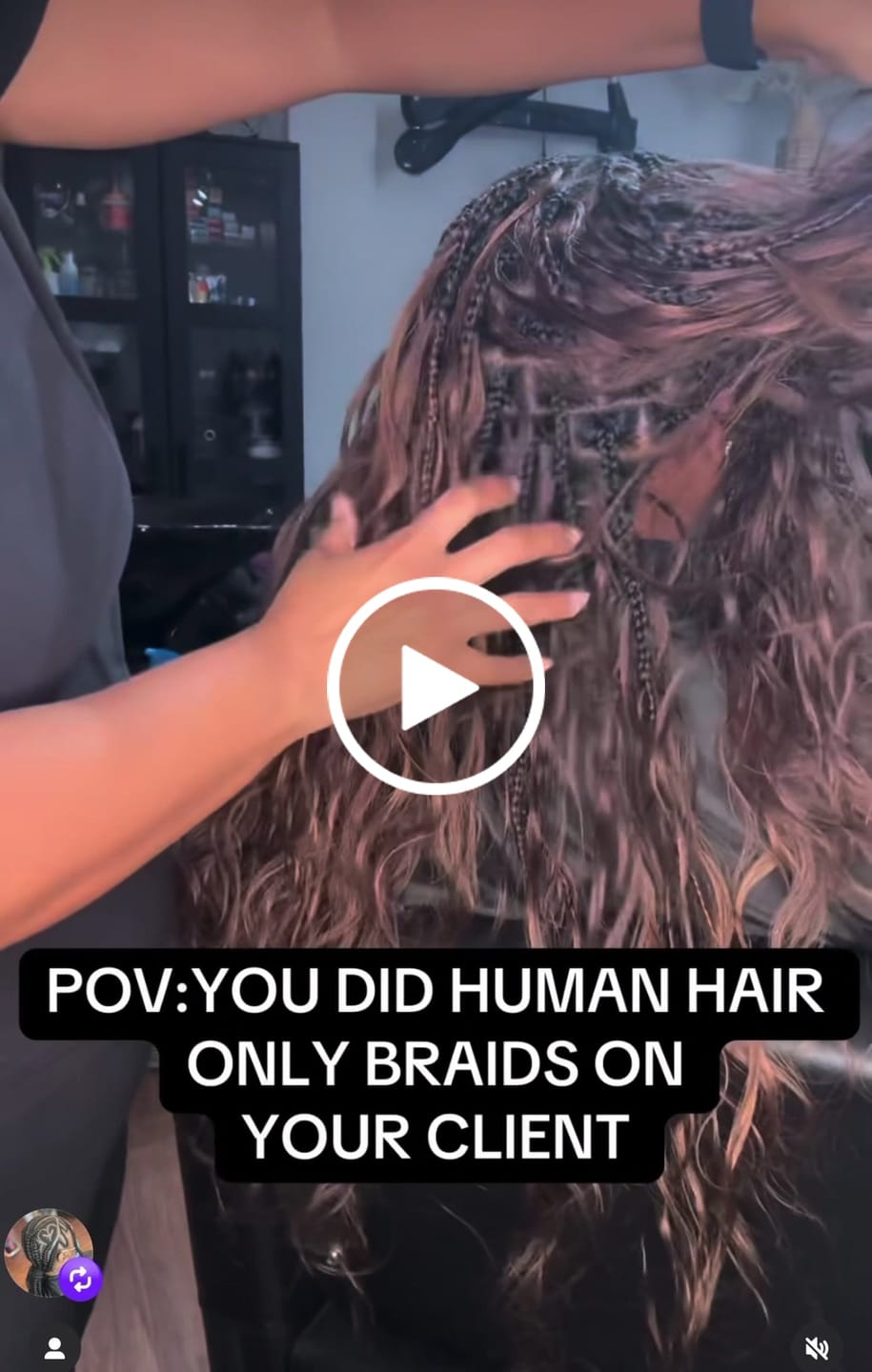 Customer video review of #4/#30 Mix Color Blend Body Wave Bulk Human Braiding Hair