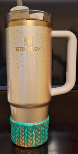 Customer photo review of CLAY DRUZY BLING Tumbler Boot -fits 40oz New!