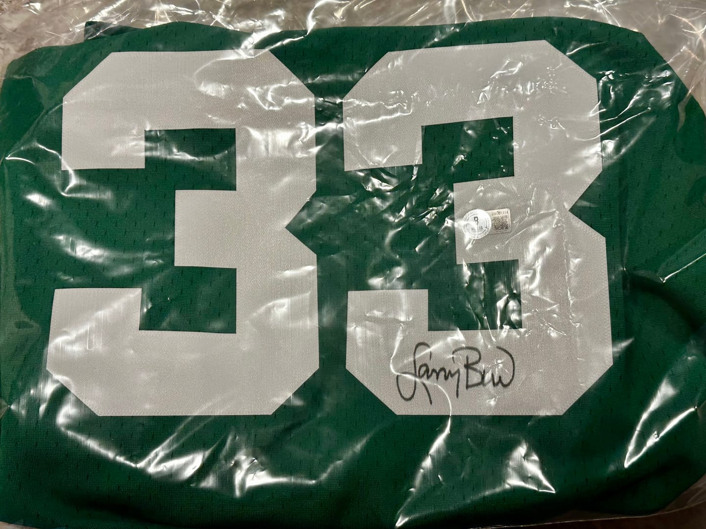 Customer photo review of Larry Bird Autograph Signing