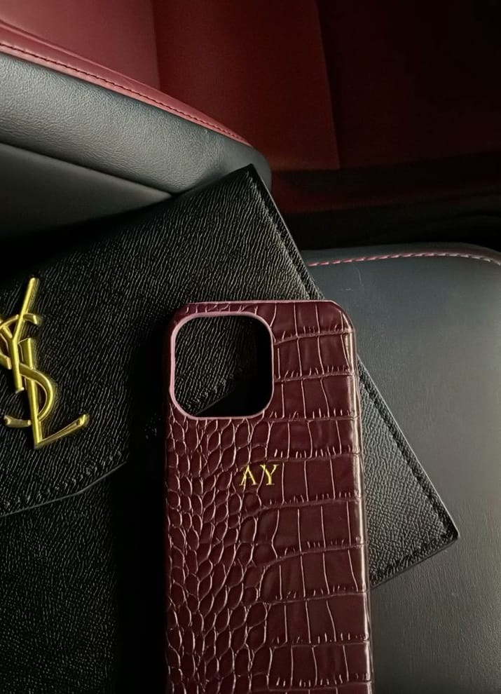 Customer photo review of Shiny Croc Phone Case