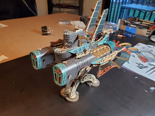 Customer photo review of Undersea Masterpiece 3D Wooden Puzzle