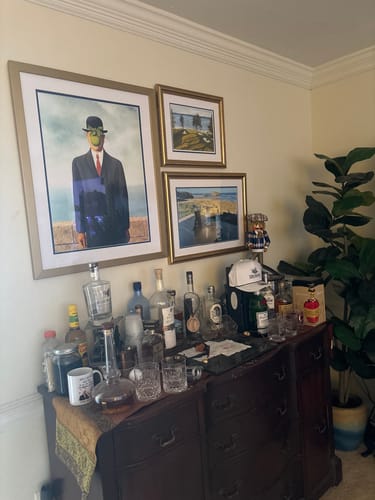 Customer photo review of The Son of Man by Rene Magritte