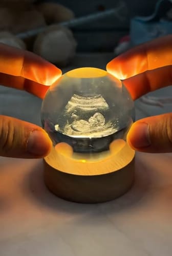 Customer photo review of GlowBaby - some moments glow forever
