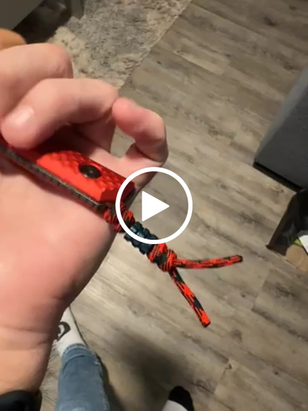 Customer video review of Lone Star Knife Lanyard – Handmade Utility & Style