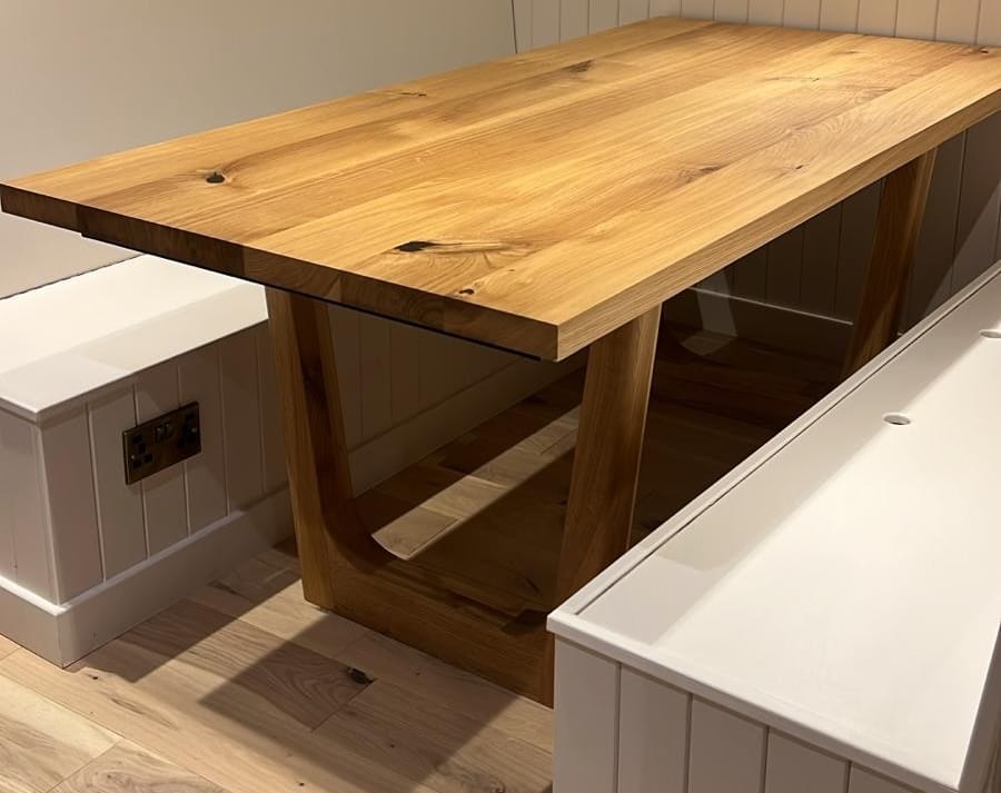 Customer photo review of Lilian Dining Table in Solid Oak 160 cm