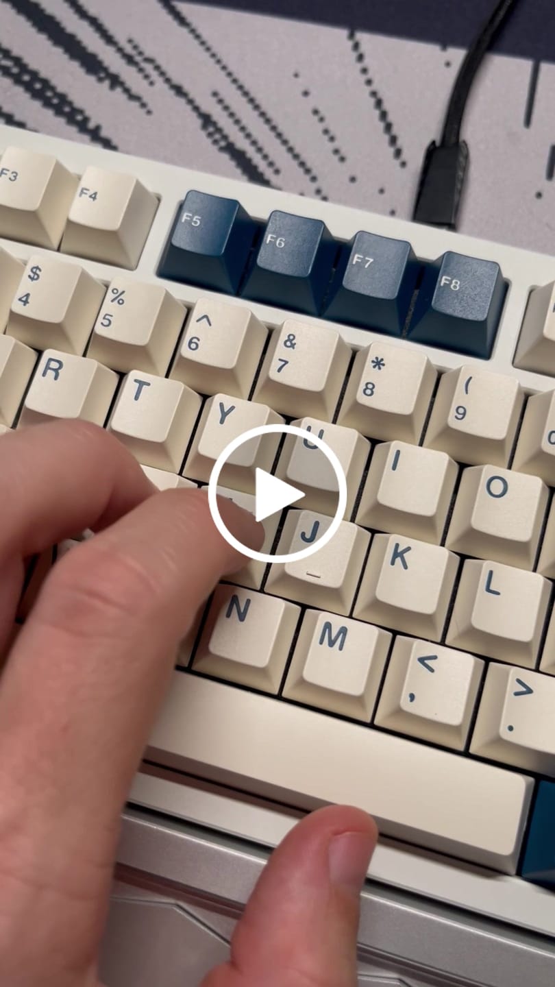 Customer video review of HMX FIRECRACKER TACTILE SWITCH FACTORY LUBED EDITION (10PCS)