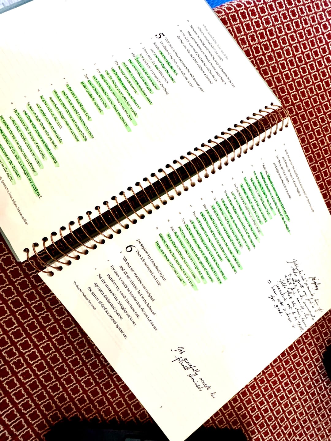 Customer photo review of Spiral Bible™ - ESV - New Testament