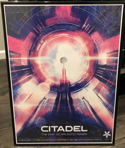 Customer photo review of Mass Effect - Citadel Tourism Giclée Print
