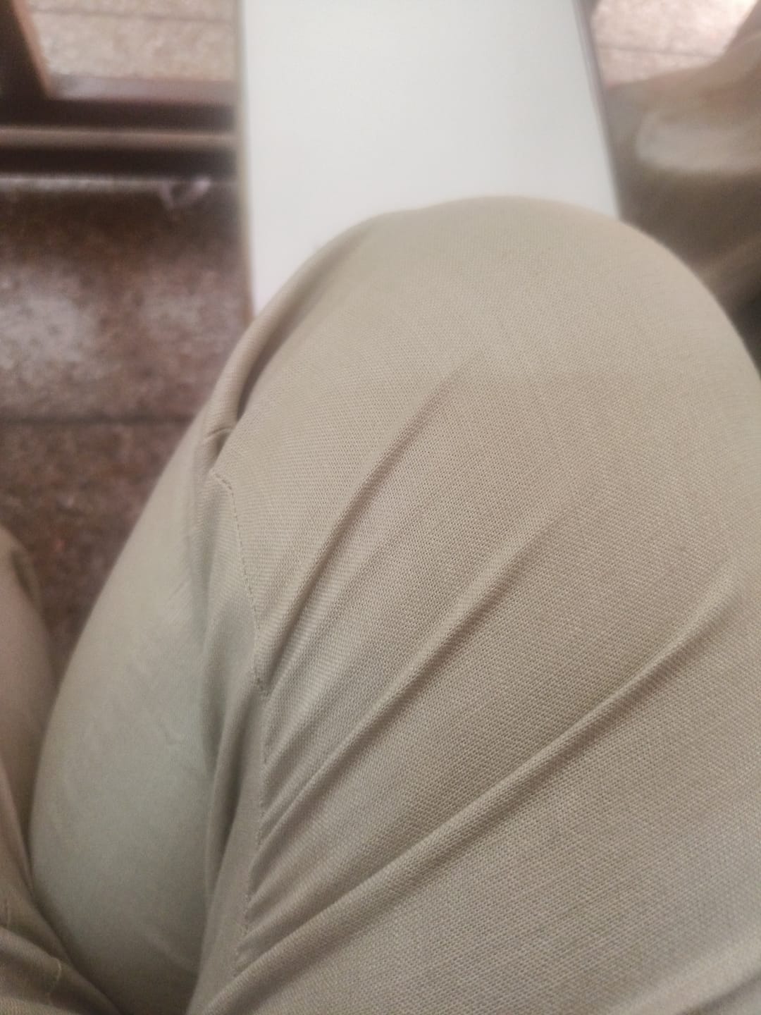 Customer photo review of Delight + Kansas - White Shirt with Light Green Trouser Combo For Men | Uathayam