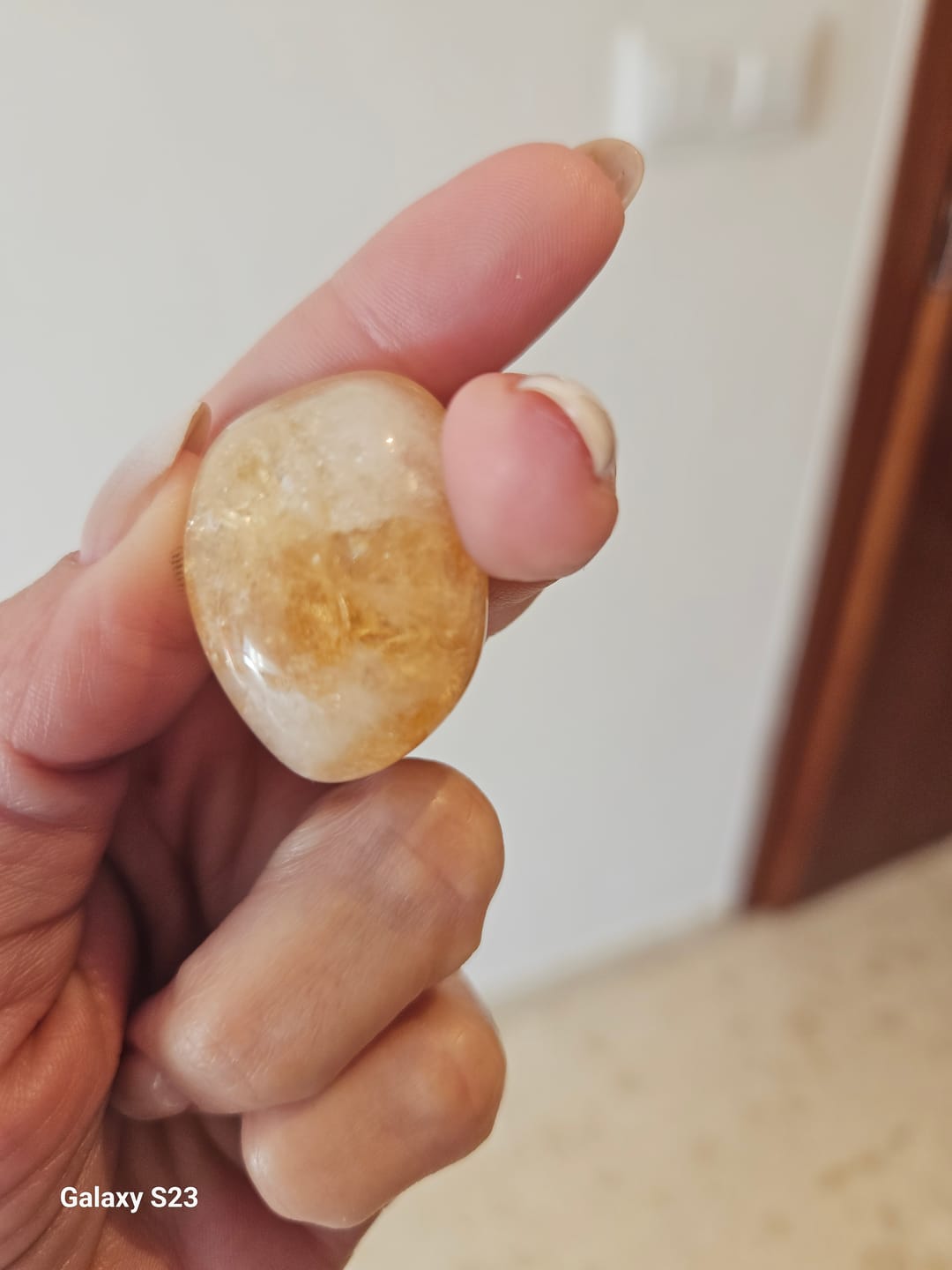 Customer photo review of Citrino calentado Rodado (Amatista calentada) | Abundancia - Energía