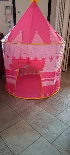 Customer photo review of 🩷 Carpa Castillo de Princesa – El Espacio Mágico Donde Tu Niña Sueña y Juega✨